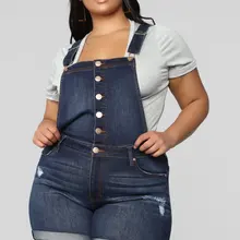 Синие джинсы больших размеров, Обтягивающие Комбинезоны для женщин, комбинезон s, джинсовые короткие комбинезоны для женщин, уличная одежда для полных мм, джинсы с лямками на плечах