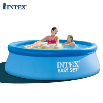 

swimming pool Baby net-clip Family pool Round top ring Inflatable Intex swimming pool and accessories 2.44meter diameter