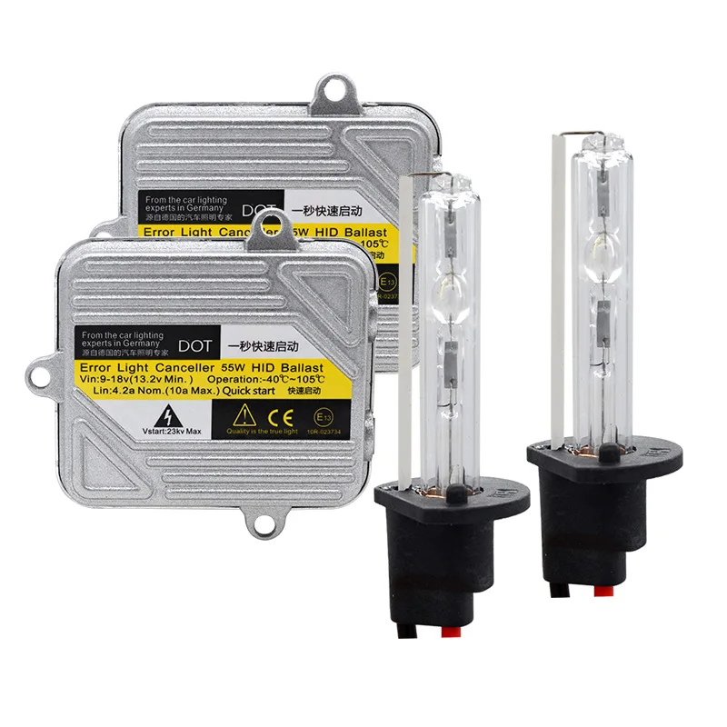 55w Hid Xenon Kit H1 H7 H3 H8 H11 4300k 5000k 6000k 8000k Car Xenon