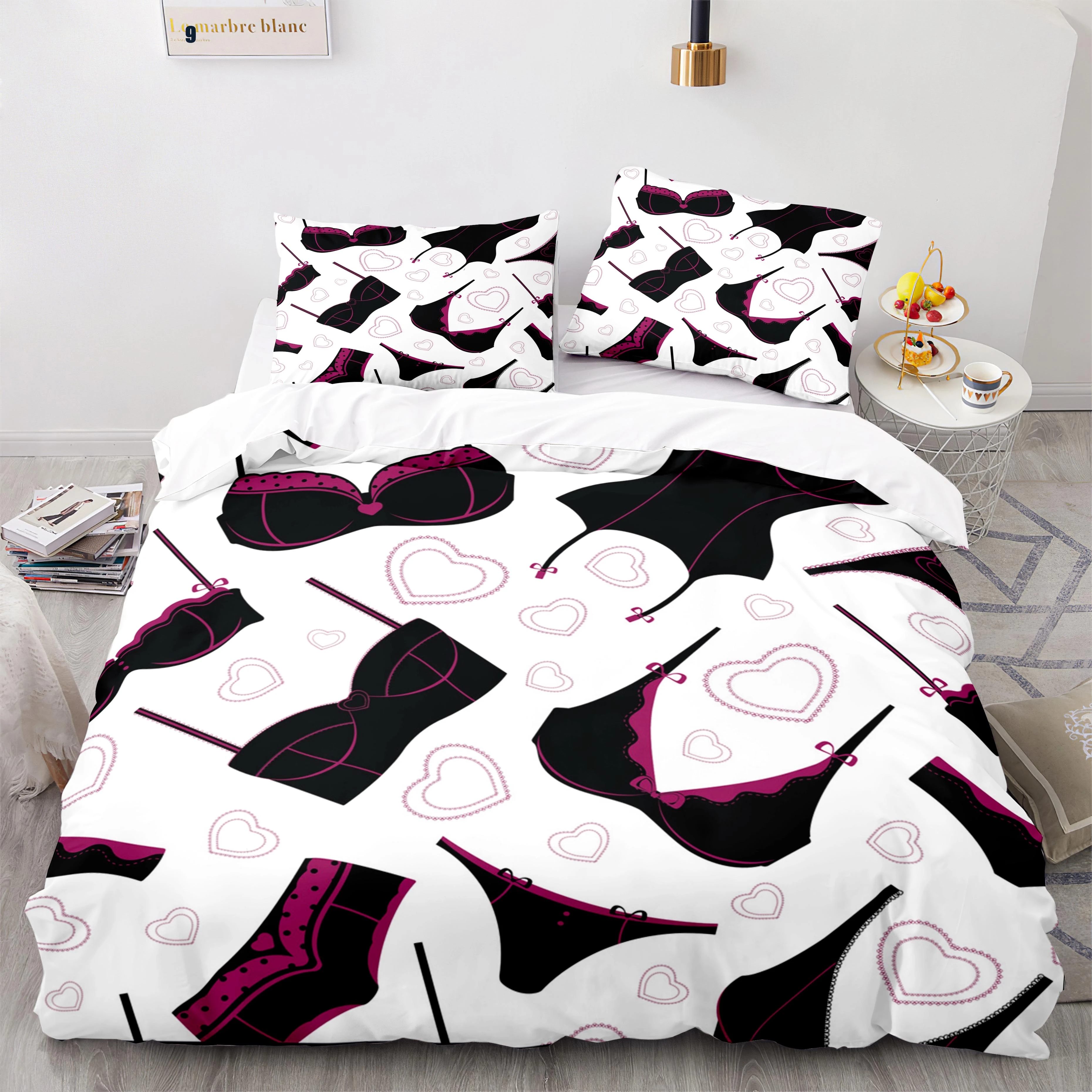 Conjunto de ropa de cama de Sexy dormitorio de niños, juego de individual, doble, completo, tamaño King, Aldult, Duvetcover, estampado 3D 012|Juegos de ropa de cama| - AliExpress