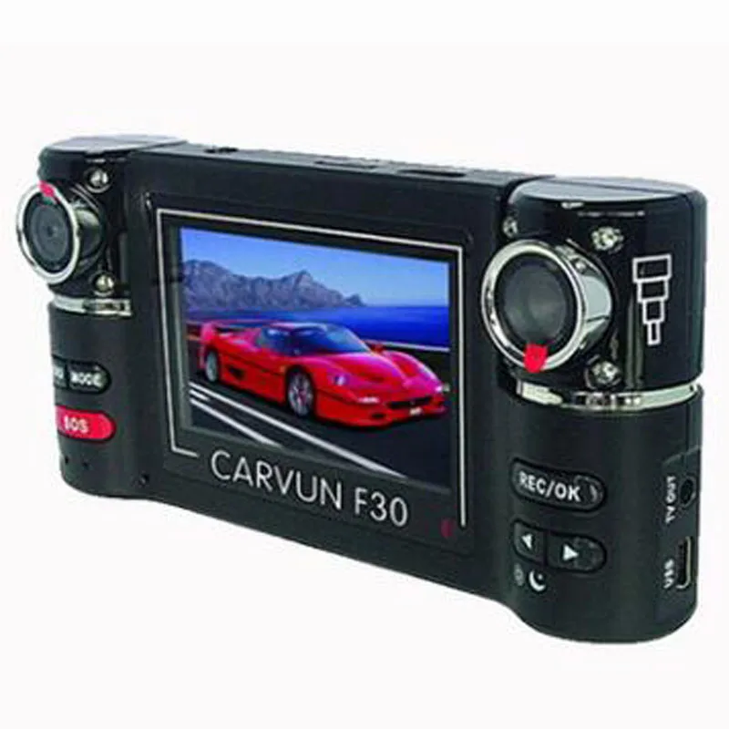 F30 DVR 2," TFT lcd HD 1080P вращающаяся двойная линза Автомобильная камера для вождения автомобиля Цифровая видеокамера ночного видения