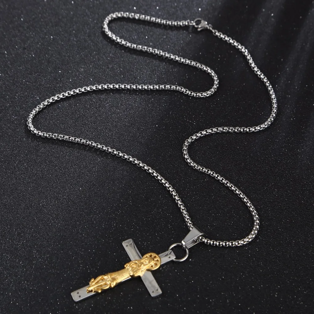 Hot-Holy-Saint-Death-Santa-Muerte-Skull-Biker-Cross-Pendant-Necklace-316l-Steel-silver-gold-tone (5)