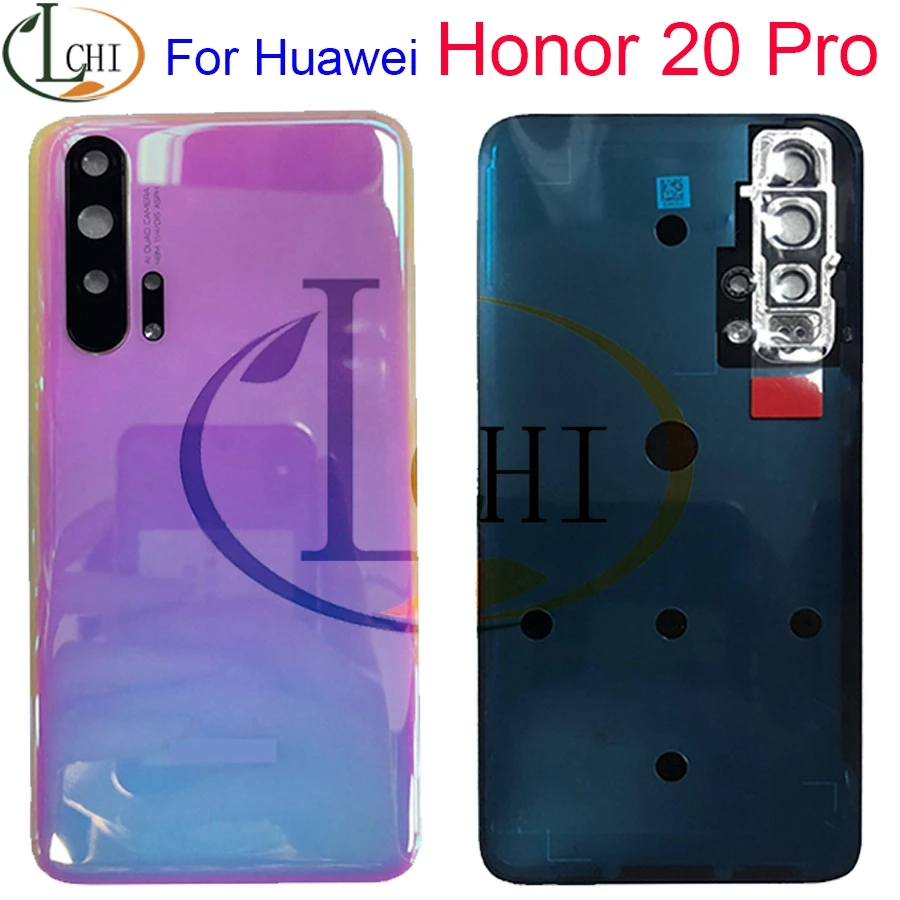 Оригинальная Крышка батарейного отсека Honor 20 Pro задняя крышка корпуса Сменный