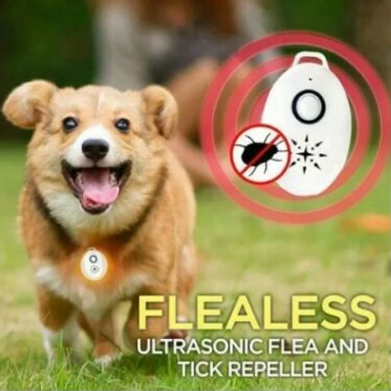 

USB Flealess Ultrasonic Flea Tick Repeller Pets Supplies DAG-ship