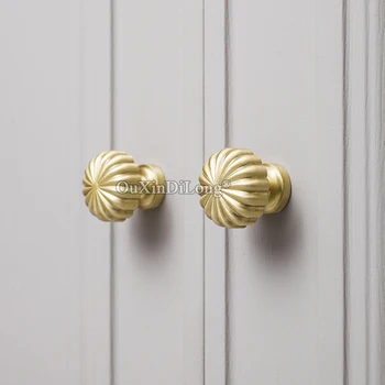 

HOT 10PCS European British Solid Brass Cabinet Door Handles Cupboard Wardrobe Drawer Kitchen Wine Cabinet Pulls Handles & Knobs