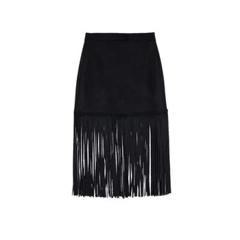 

European Style Tassel Skirt Woman Summer Cool Girl Skirts Womens