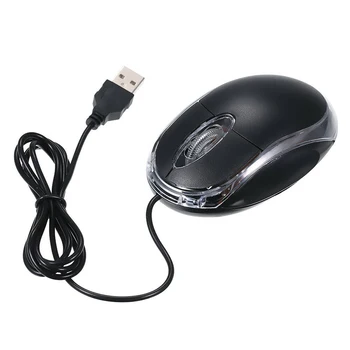 

New Wired Mouse Computer Mouse 3 Buttons Easy Use Usb Optical Wire Mouse Mice For Computer Pc Laptop Notebook Accessories