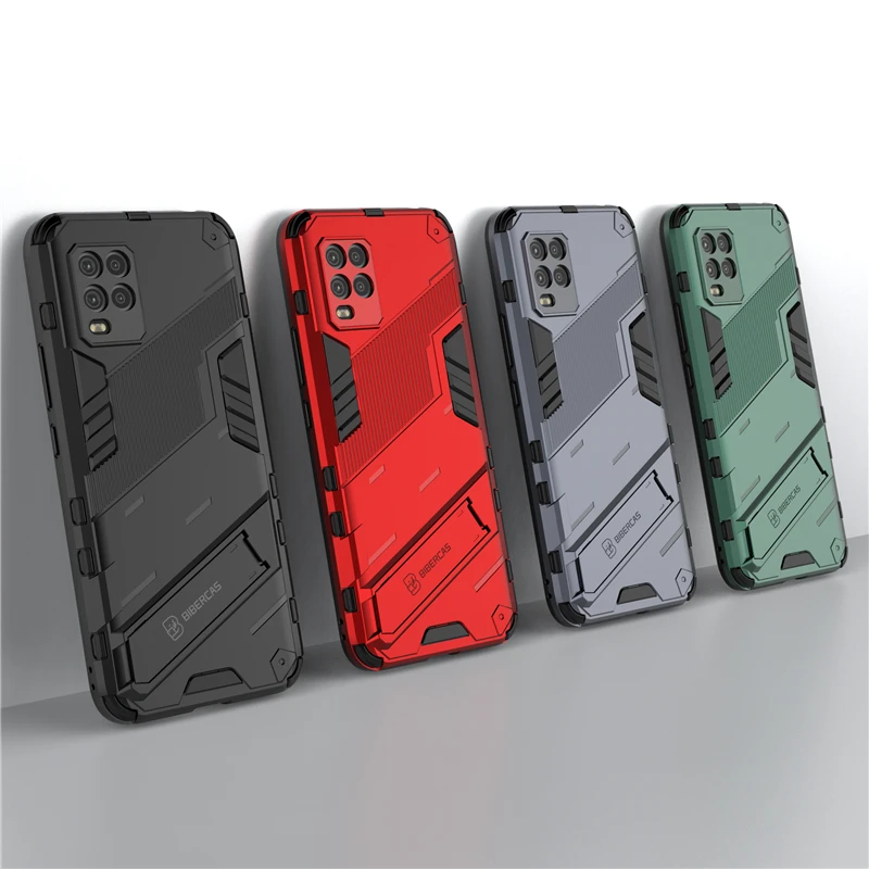 Custodia Rigida Per Paraurti Per Xiaomi Mi 10 Lite 5G Custodia Porta Telefono Armatura Custodia Posteriore Per Xiaomi Mi 10 Lite Cover Per Xiaomi Mi 1