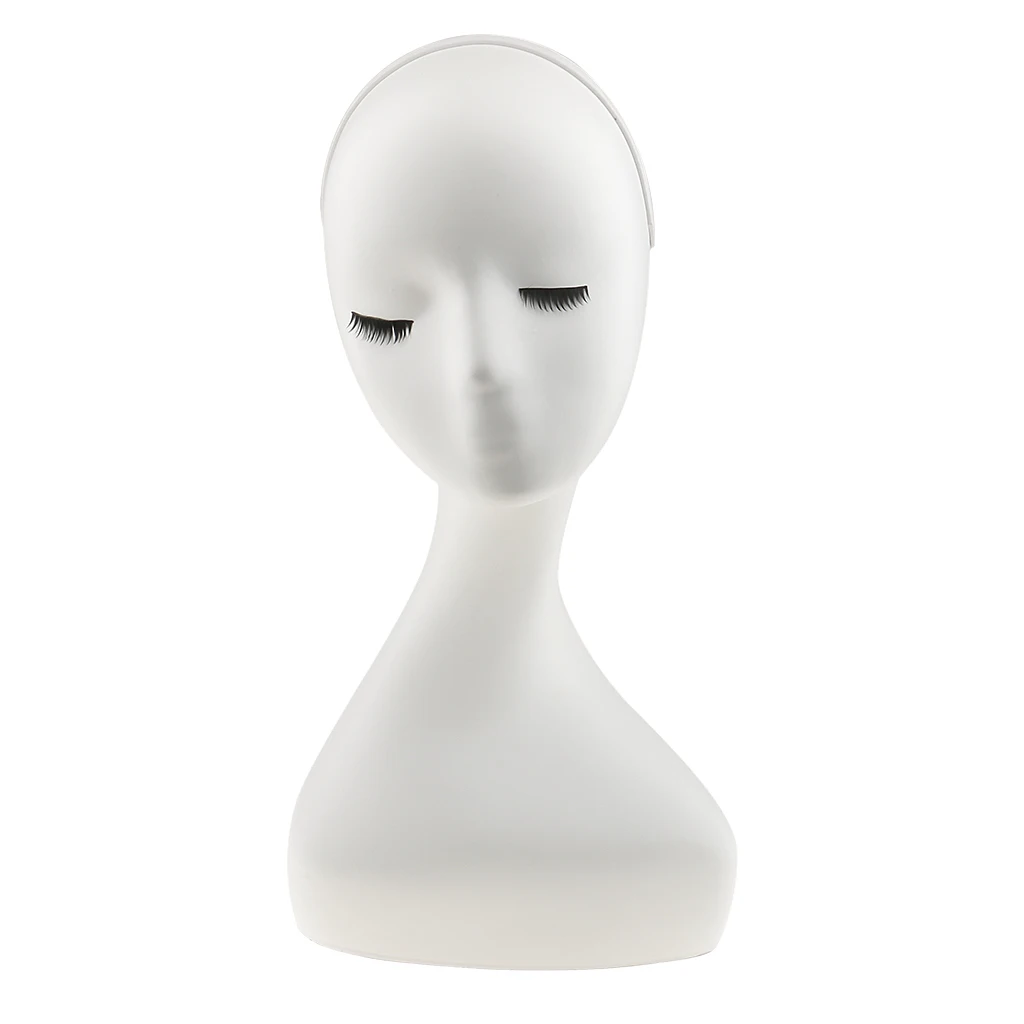 Women Mannequin Head Wigs Display Stand Scarf Hat Display 44cm