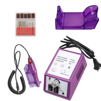 

Professional High Quality Trapezoid Manicure Set Manicure Pedicure Electric Drill File Nail Art Machine Set Nail Art Equipment