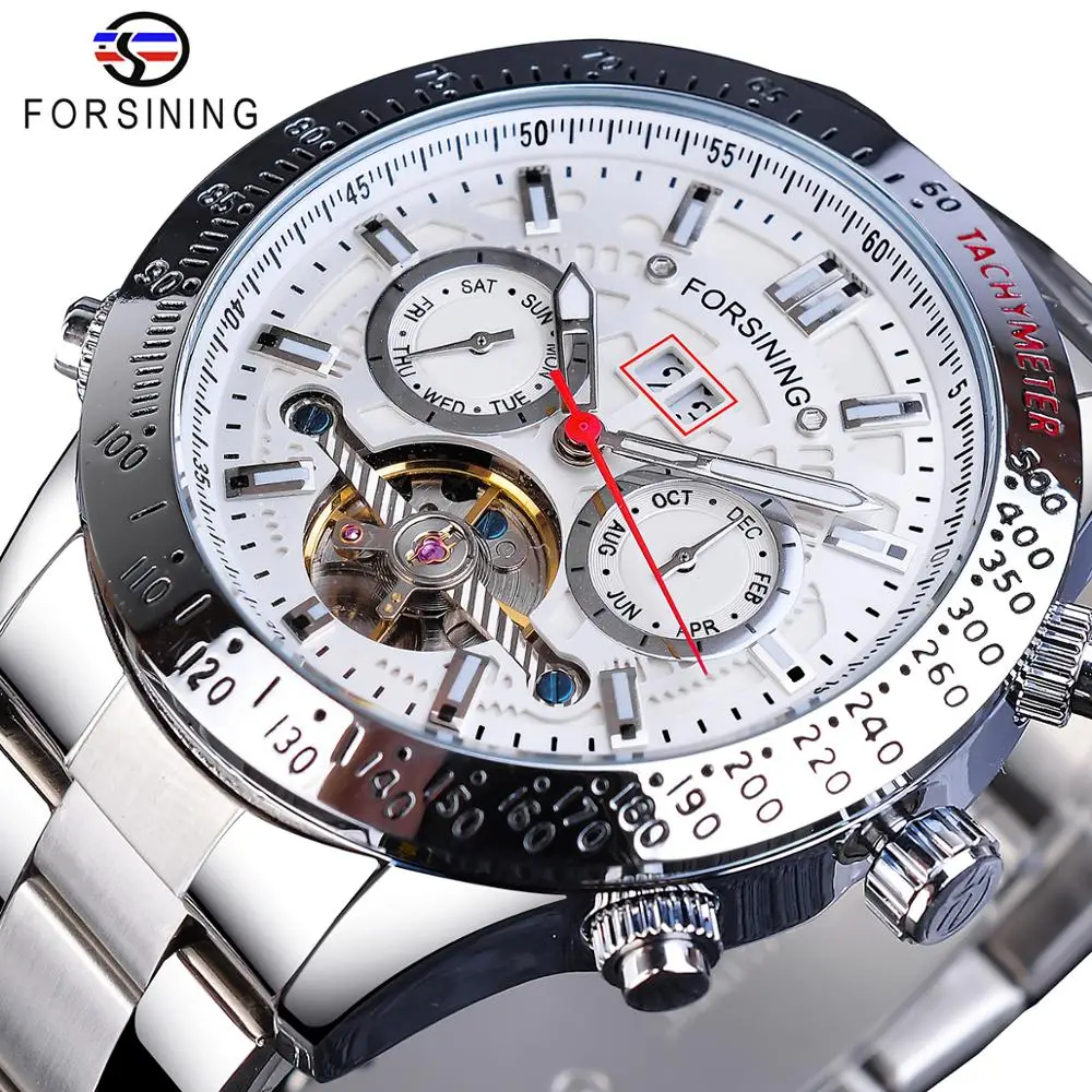 Forsining-Reloj-de-acero-inoxidable-para-hombre-accesorio-masculino-de ...