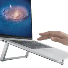 HobbyLane Подставка Для Ноутбука Держатель алюминиевый сплав складной поднимающийся падающий радиатор держатель для ноутбука кронштейн для 10-15 дюймов ноутбука d25