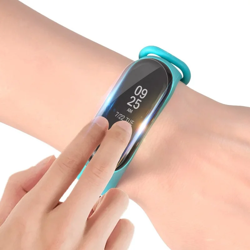 Для Xiaomi MI Band 4 Ремешок Браслет Miband замена силиконовый ремешок на запястье +