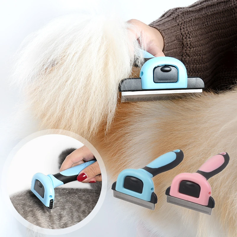 Combs Pet Dog Hair Remover Cat Brush Grooming Tools Detachable Clipper Attachment Trimmer Supply for Cats Dogs | Дом и сад