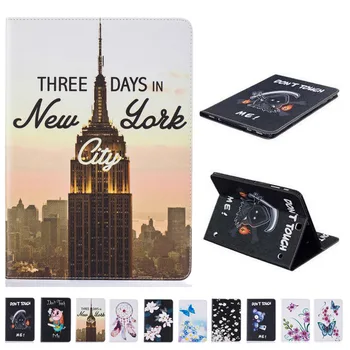 

3D Printing PU leather Case For Samsung Galaxy Tab S2 8.0 T710 SM-T715 T715 Stand With Wallet Card Slot Protective Case+Film