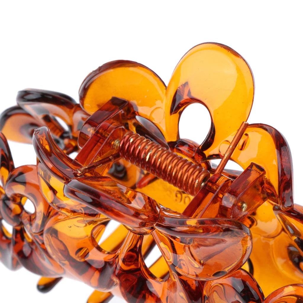 2/pack Large Hair Clip Claws Flower Clamp Womens Long Thick Hair Accessories