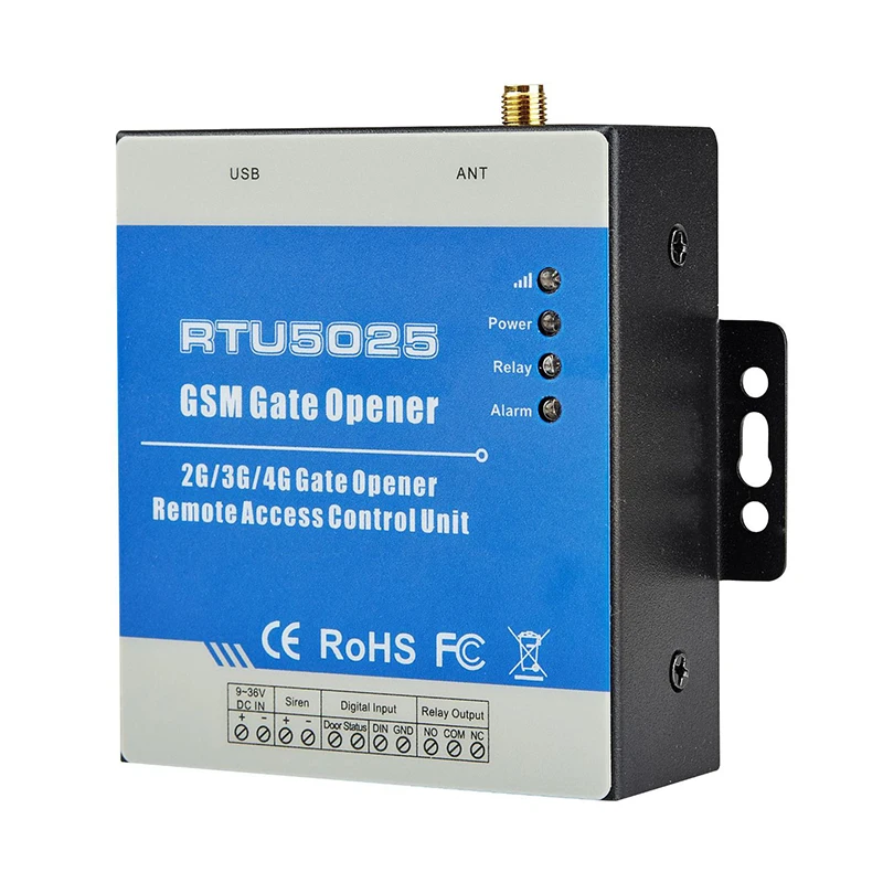 RTU5025 GSM Открыватель ворот реле телефон беспроводной пульт дистанционного управления доступ к двери