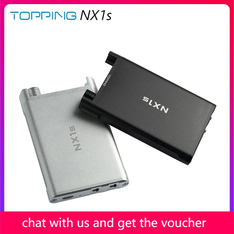 Original Topping NX1s Mini Portable Hi Res OPA1652 LMH6643 HiFi Audio Digital Headphone Amplifier