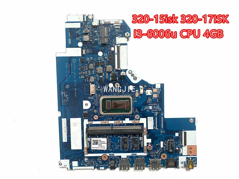 For Lenovo 320-15isk 320-17ISK Laptop Motherboard With I3-6006u CPU 4GB RAM DDR4 5B20N86787 5B20S95584 DG721 NM-B241 100% ok | Компьютеры