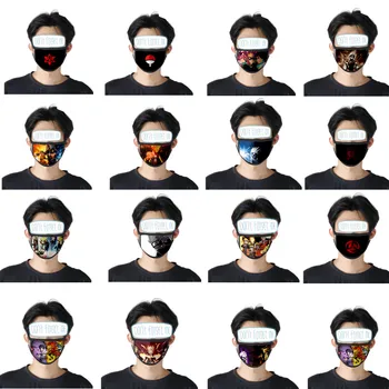 

Fashion Anime Naruto Akatsuki Mask Uchiha Itachi Sharingan Cosplay Mask Konoha Kakashi Cotton Breathable Mask Uchiha Sasuke Mask
