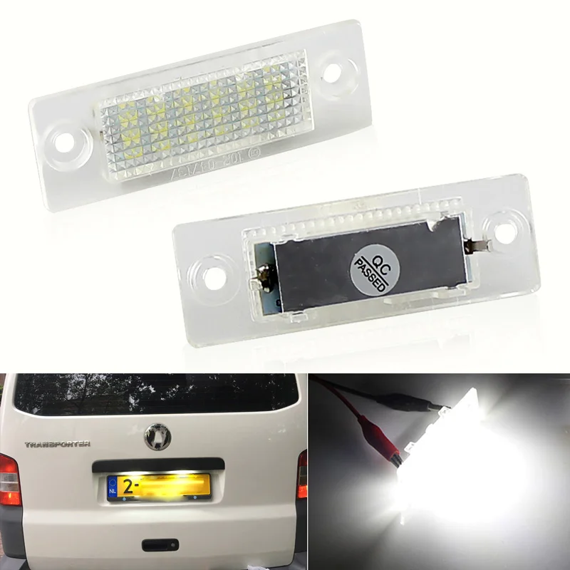 Светодиодная подсветка для номерного знака VW Caddy 3 Golf 5 Plus Jetta Passat B5.5 B6 Wagon Touran Transporter