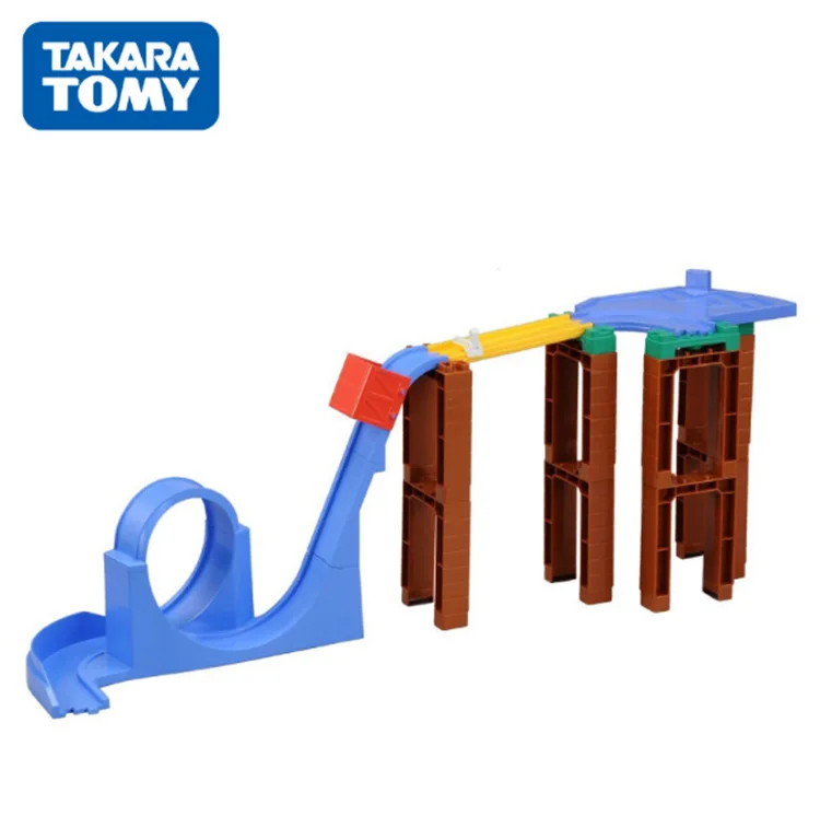 TOMICA Tomy оборудование ротационная дорога 834021 сплав модель автомобиля холм дорожный каток трек-горки мальчик игрушка