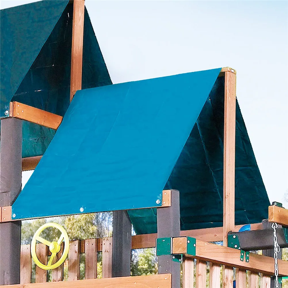 Outdoor Swing Canopy Playground Roof Canopy Waterproof Cover Tarp Sunshade 
