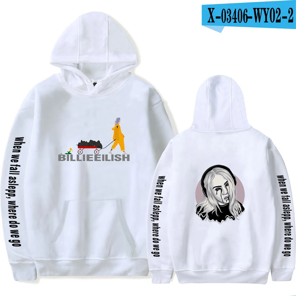 As picture Модная новинка Billie Eilish 2D теплая толстовка с капюшоном для женщин и мужчин; Повседневная Толстовка; сезон осень-зима; популярный детский Розовый пуловер в стиле знаменитостей - Цвет: As picture