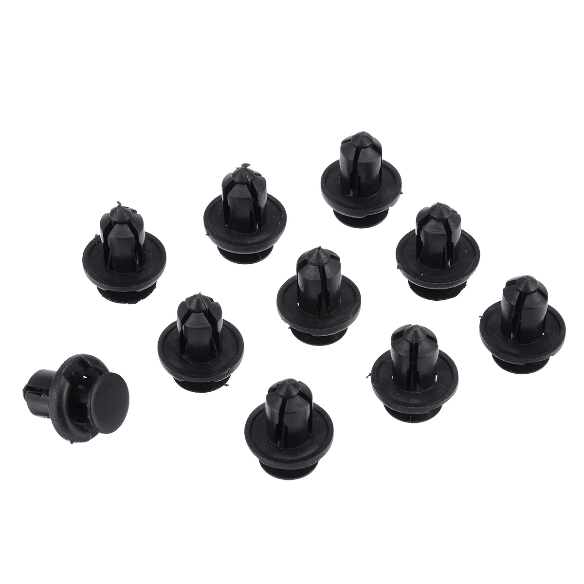 10pcs/set Auto Fastener Vehicle Car Bumper Clips Retainer Fastener Rivet Door Panel Fender Liner Clips For Honda