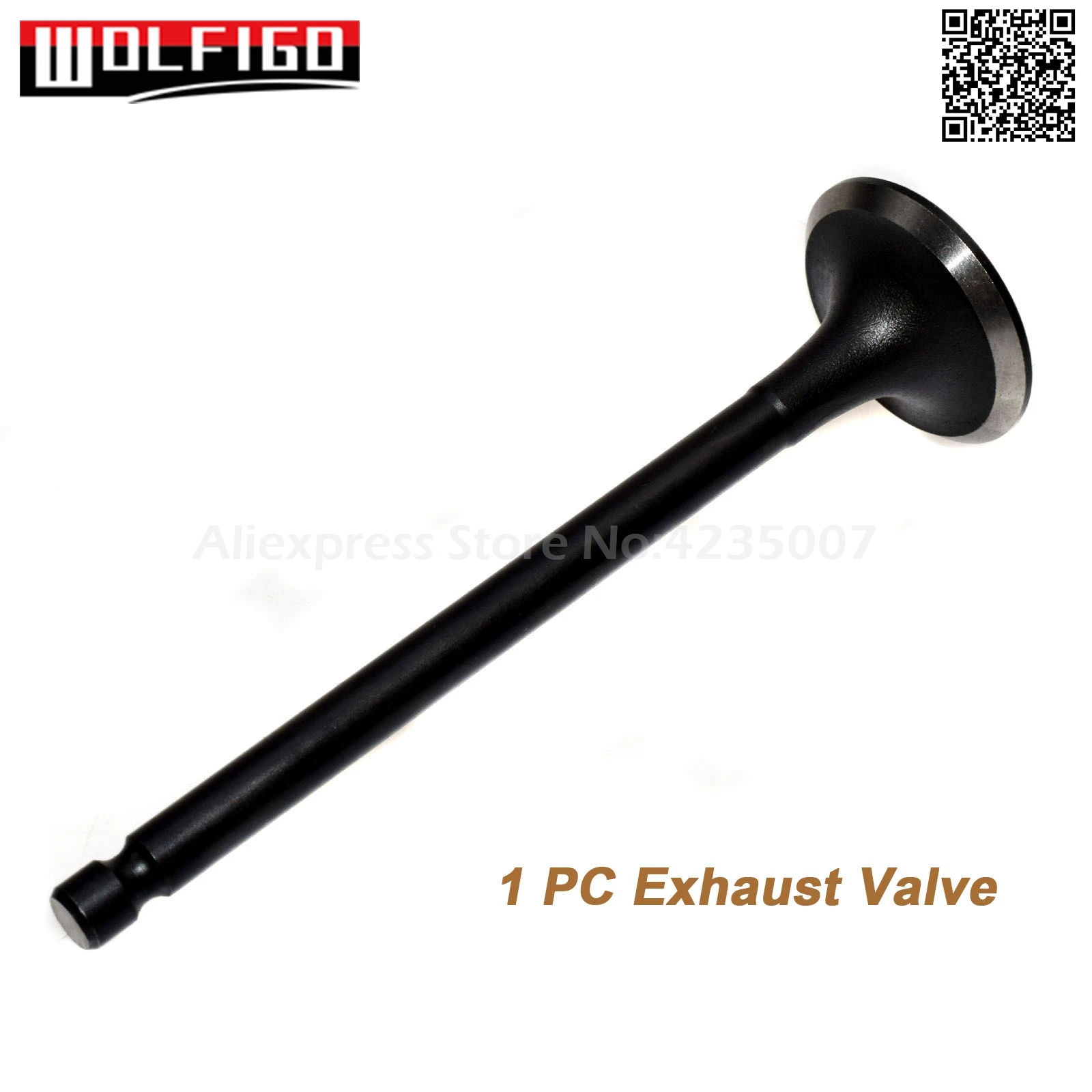 Exhaust Valve X 1 WOLFIGO новые впускные выхлопные клапаны и стволовые уплотнения комплект для hyundai Kia 2.5L 2.7L 2221237200,22212-37200,2221137201, 22211-37201 - Цвет: Exhaust Valve X 1