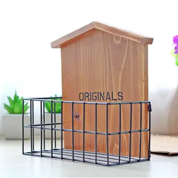 

Wooden Iron Wall Shelf Wall Mounted Storage Rack Organization For Bedroom Kitchen Home Decor Kid Room DIY Wall Decoration Holder