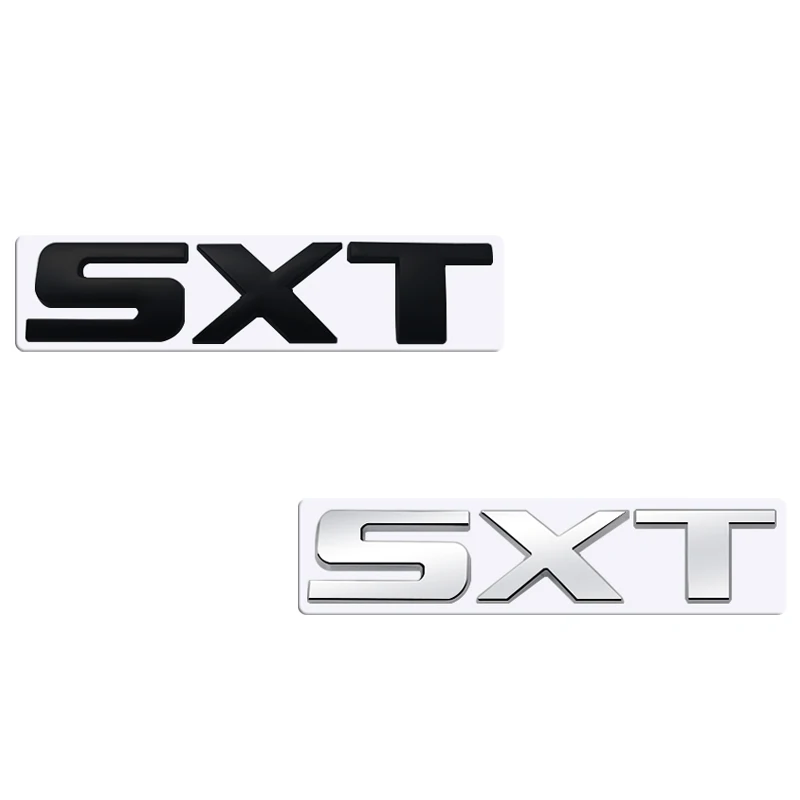 Distintivo 3D In Metallo Sxt Logo Car Rear Trunk Body Sticker Emblema Per Demon Hellcat Challenger Sxt Charger Auto Styling