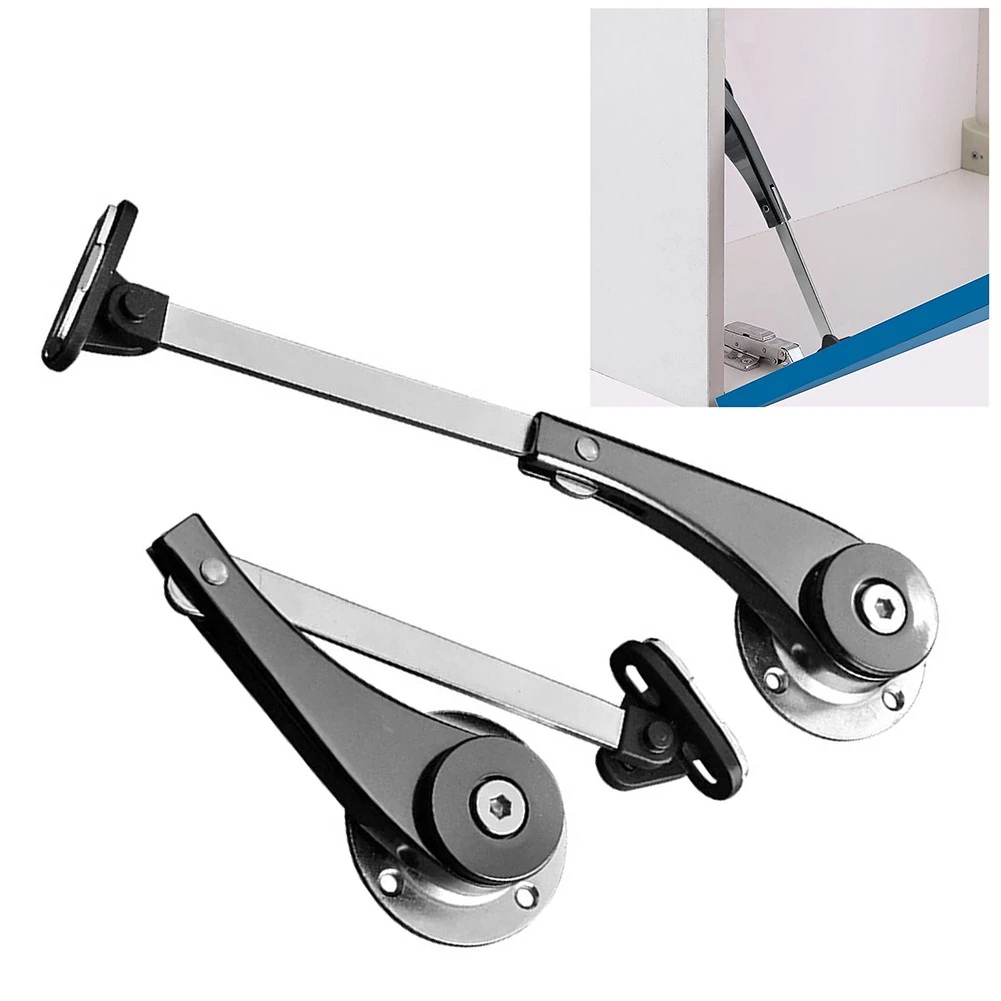 Kitchen Cupboard Cabinet Door Lift Up Strut-Lid Flap Stay System Support Hinge 