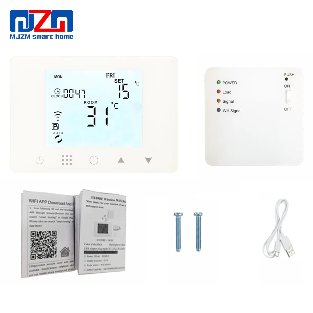 Беспроводной термостат MJZM BGL09RF WiFi & RF Настенный Газовый Бойлер с дистанционным