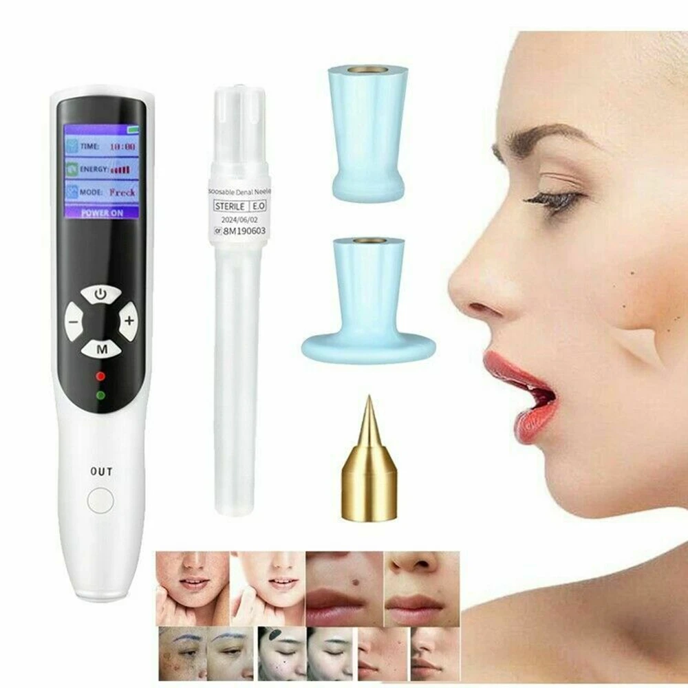 2in1 Ozone PAA Plasma Pen Wart Freckle Removal Fibroblast Pen Skin Mole Dark Spot Remover Face Lifting Dot Wrinkle Eyelid Lift skin tag remover electric plasma pen pore cleaner mole wart tattoo freckle dark spot removal for face beauty facial skin care