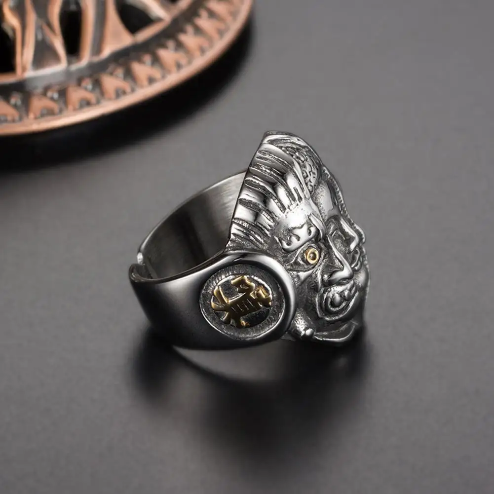 Мужские кольца из нержавеющей стали хороший счастливый талисман религиозная личность байкерское кольцо для мужчин мальчик мода ювелирные изделия подарок