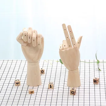 

Creative Wooden Person Articulation Model For Living Room Office Desktop Doll Adornment Miniatures Friend Gifts Handmade Crafts
