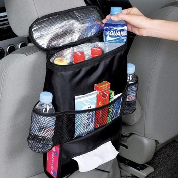 

Multi-Pocket Car Back Seat Organizer Storage Bag Car Hanging Bag Multi-Pocket Auto Car Storage Tissue Box Baby Tools Storage Bag