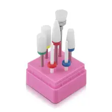 7 шт. Вольфрам Сталь фрез для маникюра/педикюра электрическая машинка для маникюра, 3/3" для конических фрез кутикула чистая M7DB