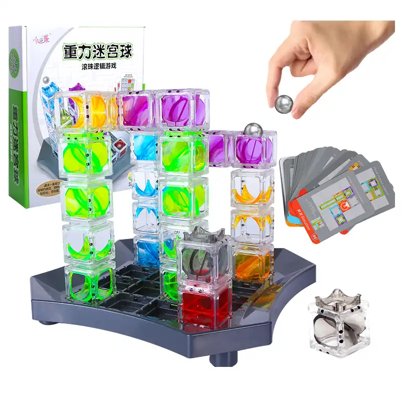 Gravity Maze Marble Run Brain 3d Path Building Game And Stem Toy Logic Game With 60 Challenges For Boys And Girls Age 8 And Up Aliexpress