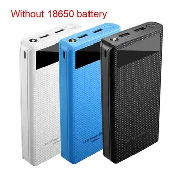 

Type C Dual USB QC3.0 7x 18650 Battery DIY Power Bank Box Charger For Cell Phone