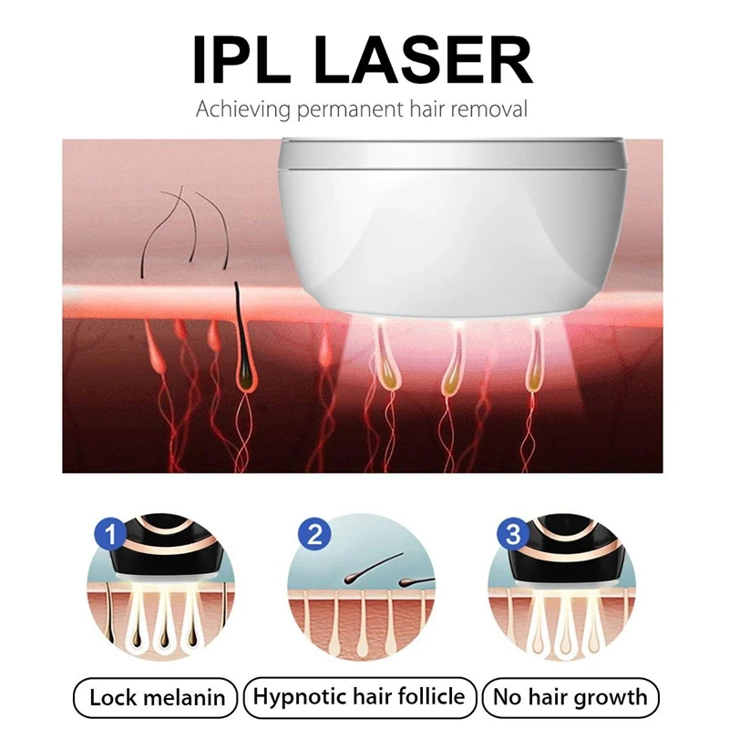 3 в 1 устройство для удаления волос IPL эпилятор постоянный домашний электрический безболезненный эпилятор для лица, бикини, тела