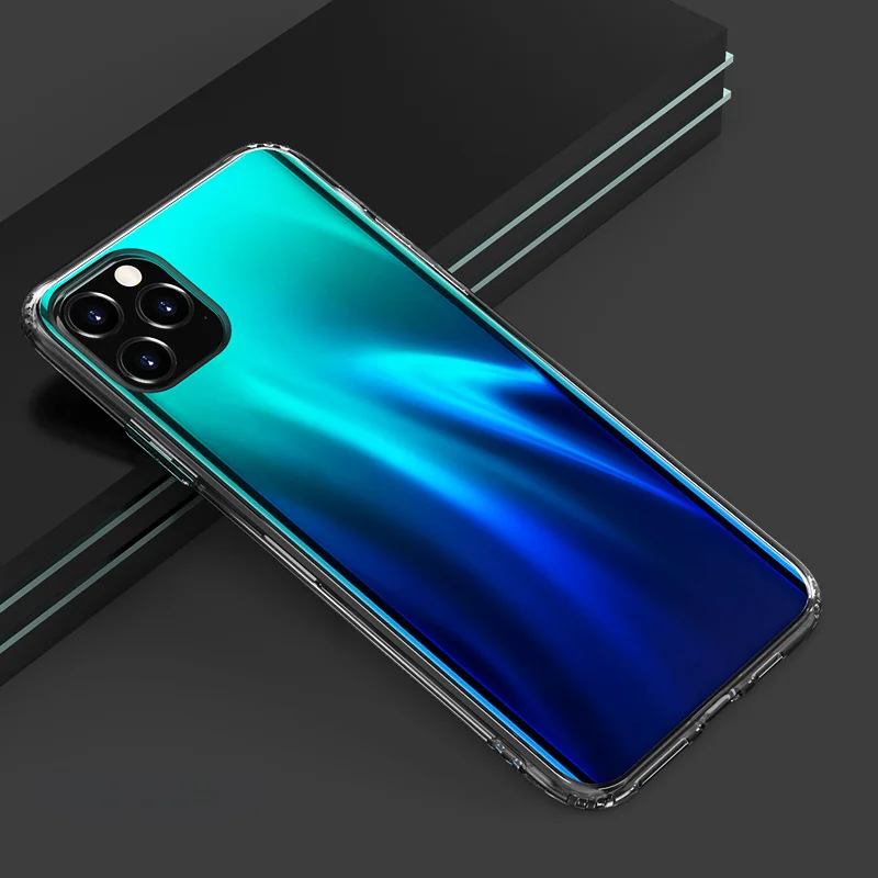 Green blue BFOLLOW красочные пластина чехол для iPhone 11 Pro X XS Max XR жесткий акриловый защитный тканевые Чехлы для iPhone 7 8 плюс цвета: черный, фиолетовый - Color: Green blue