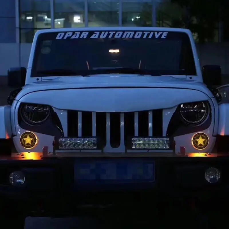 Для Jeep Wrangler JK& Wrangler 2007~ высокое качество 2xAmber светодиодный передний указатель поворота светильник