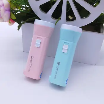 

New Style Firefighting Emergency Plastic Flashlight Home Charging Mini Portable LED Flashlight Stall Supply of Goods