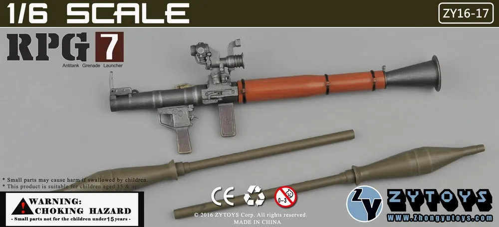 In Stock 1 6 22cm Figure Scene Accessories Antitank Bazooka Rpg7