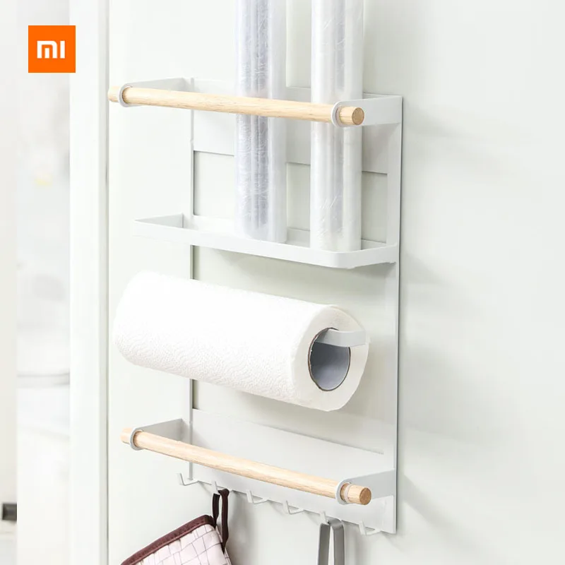

Xiaomi Mijia Magnetic Refrigerator Side Storage Rack Punch-free Installation Strong Adsorption Three-layer Storage
