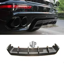 Высококачественный карбоновый автомобильный корпусный набор задний бампер для губ задний диффузор для Porsche Cayenne T стиль автомобильный комплект кузова