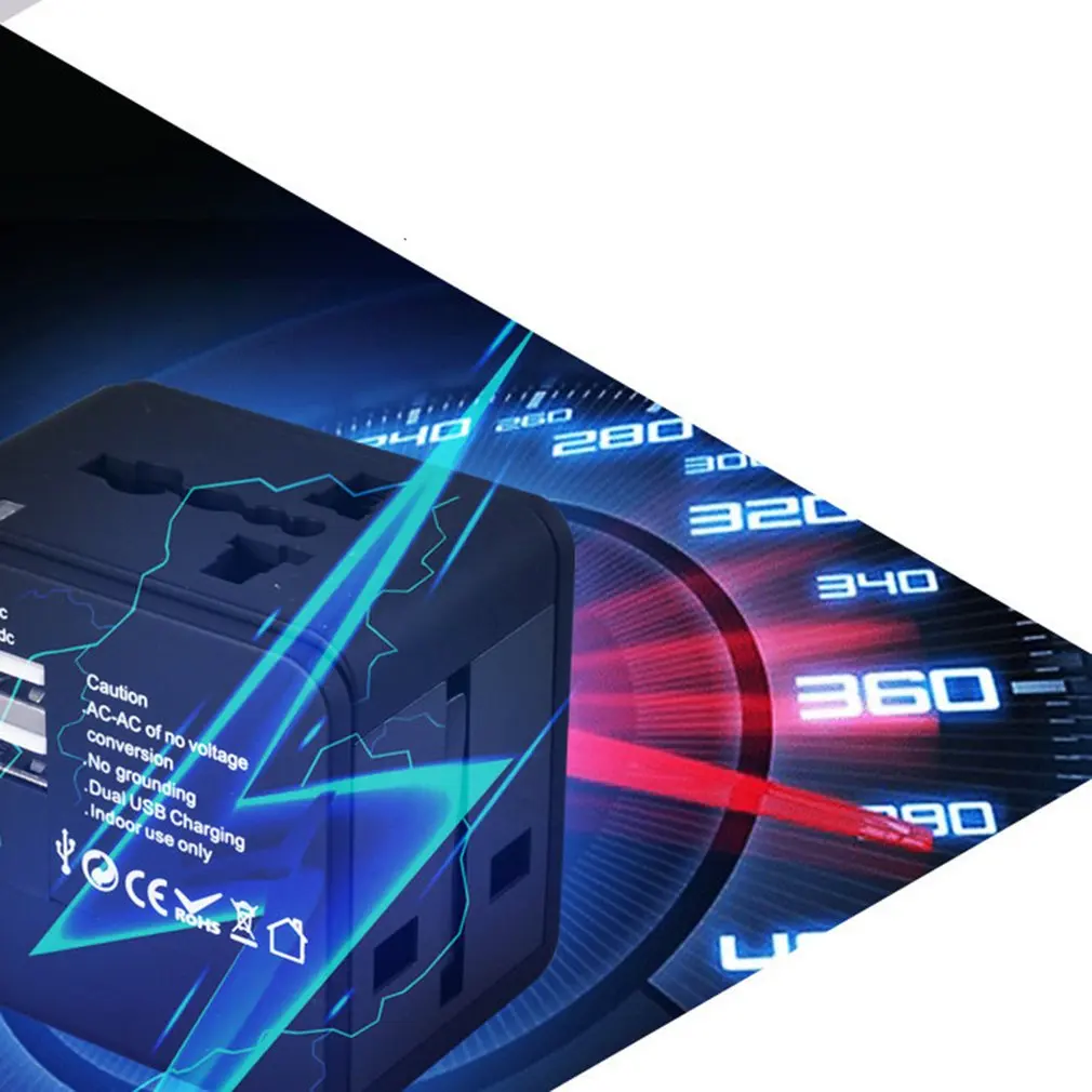 SY-181 двойной USB многофункциональный разъем преобразования путешествия портативный разъем преобразования