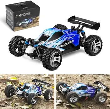 

Wltoys A959 1/18 Scale 2.4G 4WD RTR Off-Road Buggy Electric RC Car Blue
